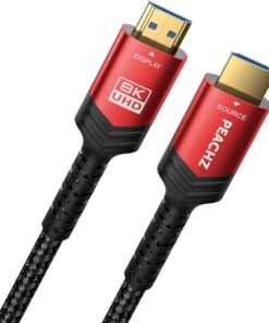 Peachz 8K HDMI Cable 2.1 48Gbps Ultra High Speed HDMI Cable Braided 3meters