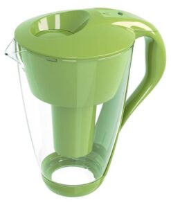 PearlCo Water Filter Jug Glass LED CLASSIC - 2 Litre - Green