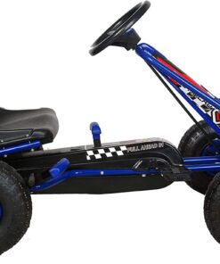 Pedal Car With Air Wheel Blue