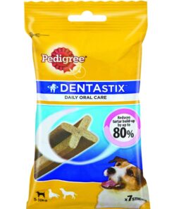 Pedigree - Denta Stix Small Breed Dog Food Treats - 110g x 7 Sticks