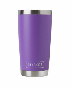 PEISKOS 600ml Vacuum Insulated Flask Leak Proof Tumbler with Lid - Wisteria Purple