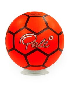 Pele Neon Moulded Soccer Ball - Orange
