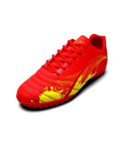 Pele Turf Boots - Red & Yellow - UK 5