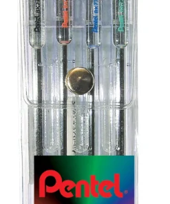 Pentel BK77 Superb Ballpoint Pens - Wallet of 4