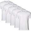 PepperST Unisex T-Shirt - White (5 Pack) - S