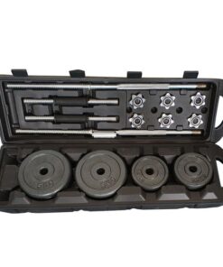 Perfect 50kg Cast Iron Weight Set and Dumbbell Set