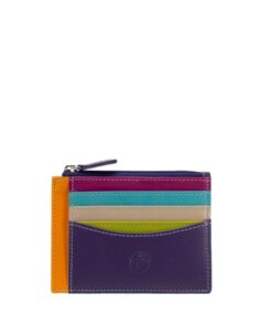 Pergalo Multi Color Leather Card Holder