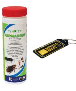 Permadust Ant and Cockroach Insect Repellent Powder 100g -10 Pack & Keyring