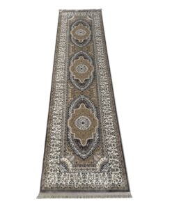 Persian Design Machine Made Runner/Rug - Beige - 300 x 80 cm