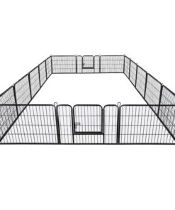 Pet Adjustable Heavy Duty Large Capacity Metal Playpen Cage (6pcs) - M