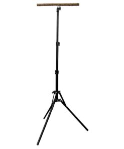 Pet Adjustable Tripod Natural Pepper Wooden Parrot Bird Perch - 157CM