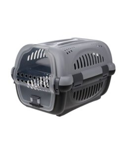Pet Animal Transport Cage - Black
