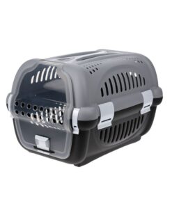 Pet Animal Transport Cage - Grey