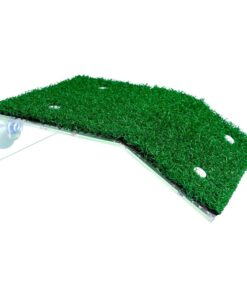 Pet Aquarium Climbing Lawn Reptile Basking Ramp Tank For Fish Habitats - M