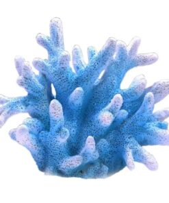 Pet Aquarium Fish Tank Resin Blue Coral Reef Decoration (17cm)