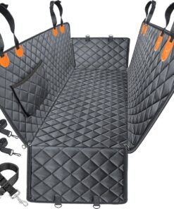 Pet Back Seat Cover for Car SUV, Dog Bench Rear Seat Cover, Fit for Kids