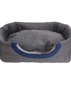 Pet Bed for Small to Medium Pets - 2-in-1 Design - Grey