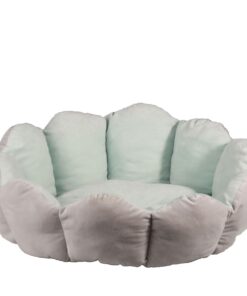 Pet Bed Pet Nest for Kittens and Puppies-42x42x24cm - Green, Grey