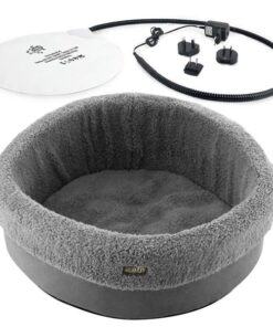 Pet Bed With Heating Pad