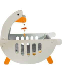 Pet Bed Wooden Cat Hammock Cat Scratching Board-Goose shape