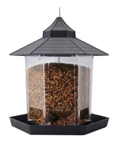 Pet Bird Feeder Hexagon Panorama Shaped
