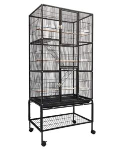Pet Bird Large Alone Aviary Cages Travel Stand (177CM)