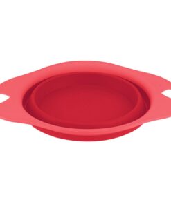 Pet Bowl Flatpack Function - Silicone - Red