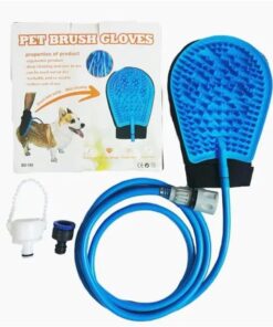 Pet Brush Dog Bathing Shower Pet Cleaning Tool Silicone Shower Gloves