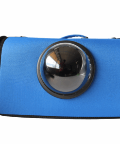Pet Bubble Capsule Carrier Bag For Transporting Cats And Dogs - Blue