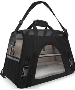 Pet Carrier - Black (Size: L)