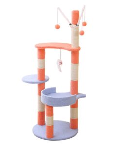Pet Cat Scratch Perch Tree Tower 3 Levels 125cm