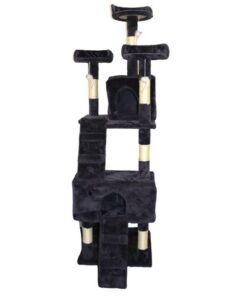 Pet Cat Tree House Condo - Toy Scratching Post - 1.7m High