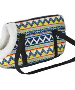 Pet Colourful Fur Carrier Bag