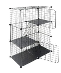 Pet DIY Indoor Small Animal Cage Playpen 24 Pieces (109cm)