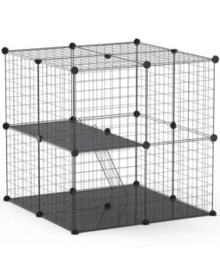 Pet DIY Indoor Small Animal Cage Playpen 28 Pieces (75cm)