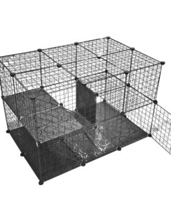 Pet DIY Indoor Small Animal Cage Playpen 38 Pieces (111cm)