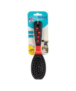 Pet Dog And Cat 2-Function Rubber Brush (1 Individual Brush)