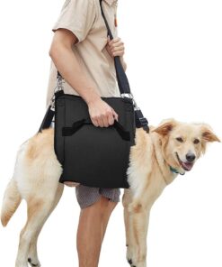Pet Dog Carry Sling Carrier Dog Lift Harness with Handle Pet Travel Bag