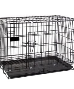 Pet Dog & Cat Heavy Duty Removable Sanitary Tray And Easy To Transport Cage - XL