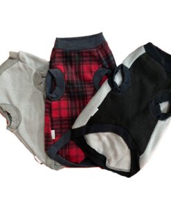 Pet Dog Coats 3 Set Tartan - XS