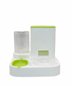 Pet Feeder And Water Dispenser, Food Dispenser - Green