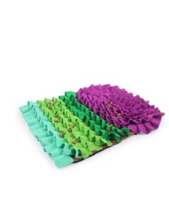 Pet Feeding Snuffle Mat - Rainbow