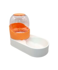 Pet Food Dispenser Automatic Feeder for Animals 2.5L - Orange
