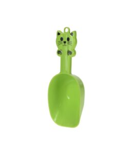 Pet Food Scoop - Cat Design - Green