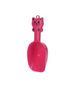 Pet Food Scoop - Cat Design - Pink