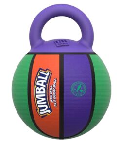 Pet Fun Durable Rubber Kettlebell Fetch Ball For Large Dogs (24cm) - Purple