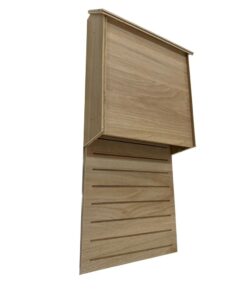 Pet Garden Bat House Small Box Handcrafted Outdoor Single Chamber 41cm