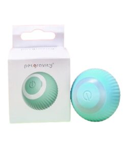 Pet Gravity Smart Interactive Self-Moving Cat Teaser Rolling Cat Toy Ball - Blue