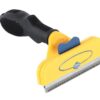 Pet grooming deshedding brush for large dogs and cats