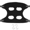 Pet Grooming Hammock Helper For Nail Trimming Beauty With Two Hooks - Black